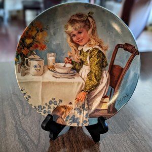 Reco Knowles Plate "Breakfast" by John McClelland